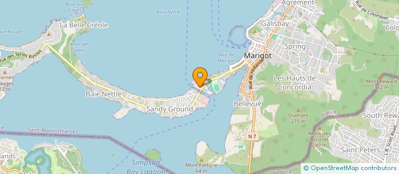 localisation de l'entreprise MONSIEUR ANDRES GOMEZ  SAINT-MARTIN