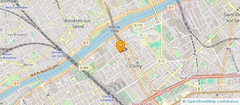 localisation de l'entreprise MONSIEUR ANDRES GONZALEZ GONZALEZ  CLICHY