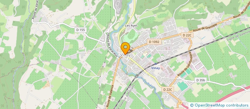 localisation de l'entreprise MONSIEUR ANDRES LAG  L'ALBENC