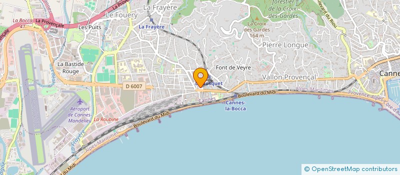 localisation de l'entreprise MONSIEUR ANDRES LANZAS GARCIA à CANNES