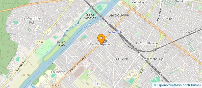 localisation de l'entreprise MONSIEUR ANDRES LEPIK  SARTROUVILLE