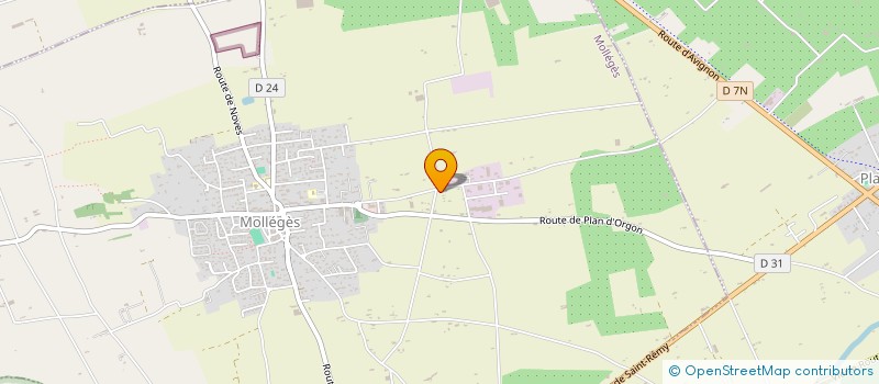 localisation de l'entreprise MONSIEUR ANDRES LINDO MOLINO  MOLLEGES