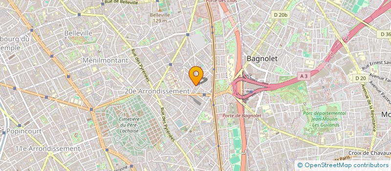 localisation de l'entreprise MONSIEUR ANDRES MENDOZA BENARD  PARIS