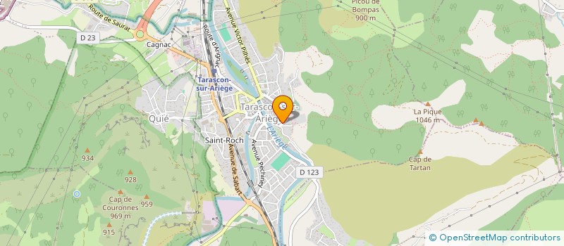 localisation de l'entreprise MONSIEUR ANDRES PEREZ CORDERO à TARASCON-SUR-ARIEGE
