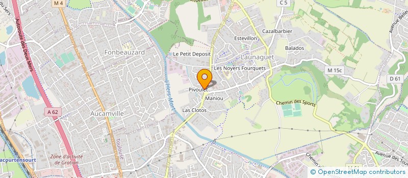 localisation de l'entreprise MONSIEUR ANDRES RAMON HERRERA GONZALEZ  LAUNAGUET