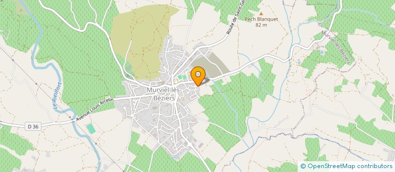 localisation de l'entreprise MONSIEUR ANDRES SANCHEZ  MURVIEL-LES-BEZIERS