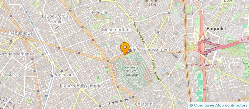 localisation de l'entreprise MONSIEUR ANDRES SPINELLI  PARIS