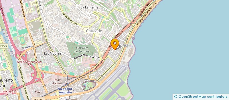 localisation de l'entreprise MONSIEUR ANDRES VEICA  NICE