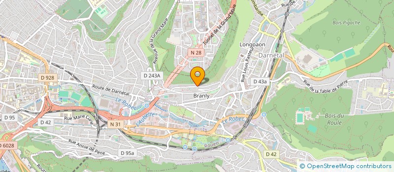 localisation de l'entreprise MONSIEUR ANDREW ARGENT  DARNETAL