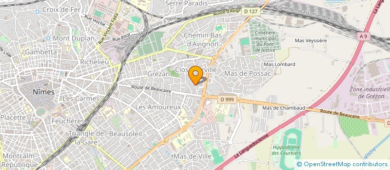 localisation de l'entreprise MONSIEUR ANDREW BECU à NIMES
