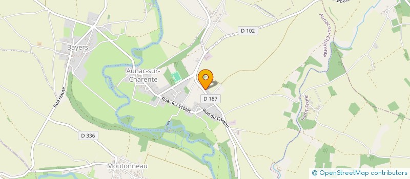 localisation de l'entreprise MONSIEUR ANDREW BROWN  AUNAC-SUR-CHARENTE