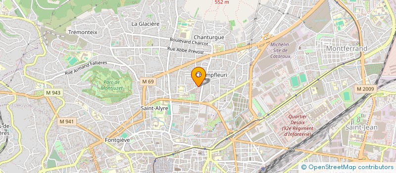 localisation de l'entreprise MONSIEUR ANDREW CAMELON  CLERMONT-FERRAND