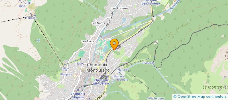 localisation de l'entreprise MONSIEUR ANDREW CAMPBELL  CHAMONIX-MONT-BLANC