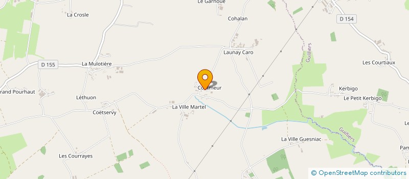 localisation de l'entreprise MONSIEUR ANDREW DARBY  LA CROIX-HELLEAN