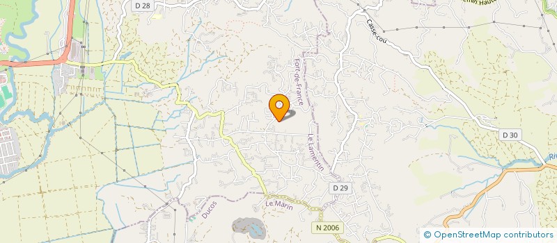 localisation de l'entreprise MONSIEUR ANDREW DELINDE  LE LAMENTIN