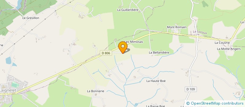 localisation de l'entreprise MONSIEUR ANDREW DOHERTY  LA CHAPELLE FLEURIGNE