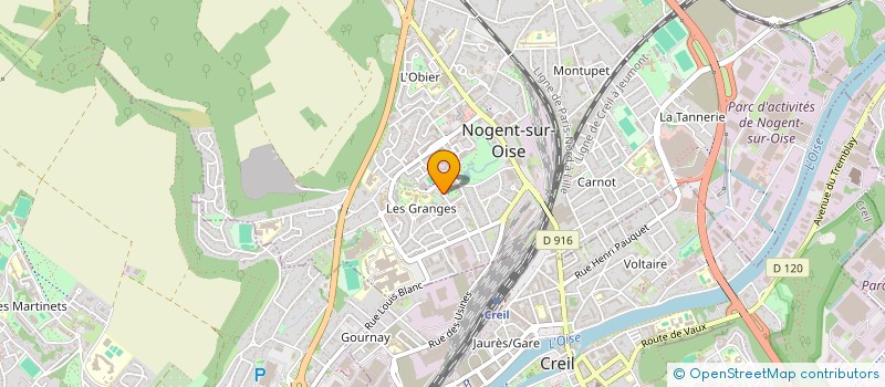 localisation de l'entreprise MONSIEUR ANDREW DOUROUGIE  NOGENT-SUR-OISE