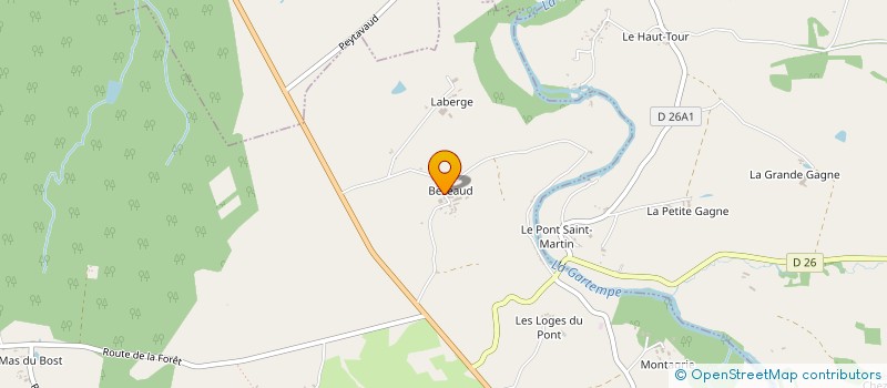 localisation de l'entreprise MONSIEUR ANDREW DOYLE à SAINT-BONNET-DE-BELLAC
