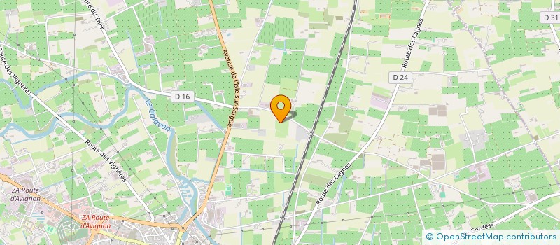 localisation de l'entreprise MONSIEUR ANDREW DUNCAN  CAVAILLON