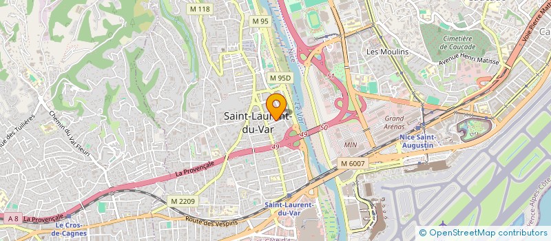 localisation de l'entreprise MONSIEUR ANDREW ENOMHENSIKE  SAINT-LAURENT-DU-VAR