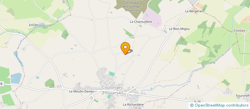 localisation de l'entreprise MONSIEUR ANDREW FAHY à COULONGES-THOUARSAIS