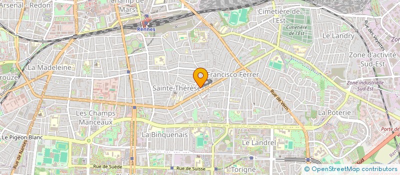 localisation de l'entreprise MONSIEUR ANDREW FEFFER  RENNES