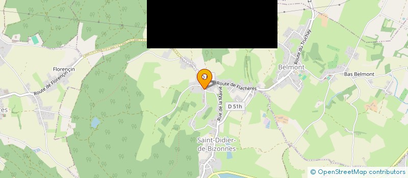 localisation de l'entreprise MONSIEUR ANDREW FLACHEZ  SAINT-DIDIER-DE-BIZONNES