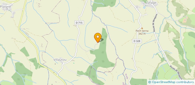 localisation de l'entreprise MONSIEUR ANDREW FRITH  VILLAUTOU