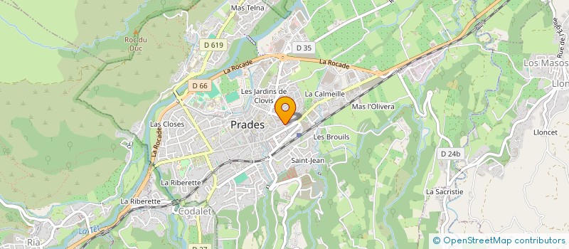 localisation de l'entreprise MONSIEUR ANDREW FRODSHAM à PRADES