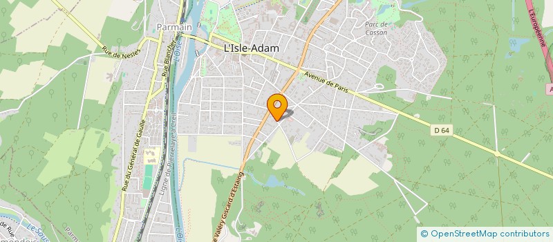 localisation de l'entreprise MONSIEUR ANDREW FYFE  L'ISLE-ADAM