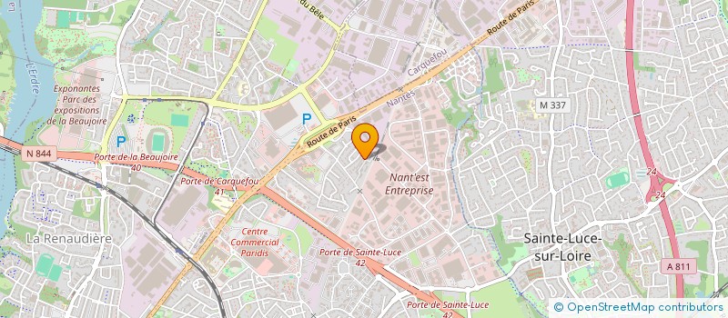 localisation de l'entreprise MONSIEUR ANDREW GARNIER à NANTES