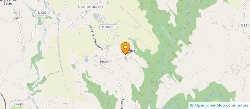 localisation de l'entreprise MONSIEUR ANDREW GRINTER  CAMBOULAZET