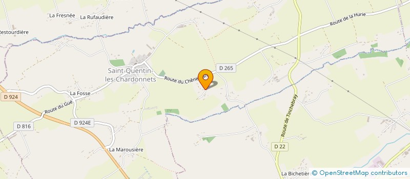 localisation de l'entreprise MONSIEUR ANDREW HARRISON à ST QUENTIN LES CHARDONNETS