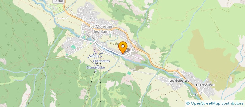 localisation de l'entreprise MONSIEUR ANDREW HOSIE  LE MONETIER-LES-BAINS