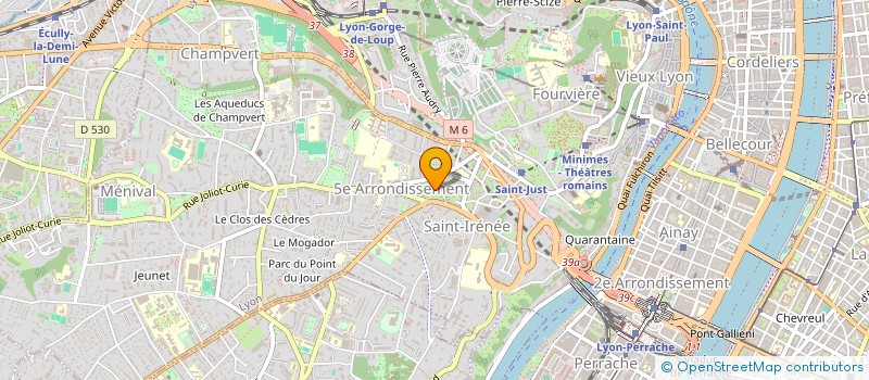 localisation de l'entreprise MONSIEUR ANDREW JAY  LYON