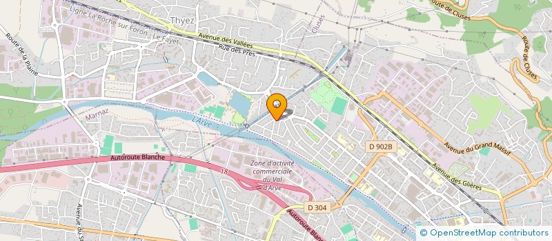 localisation de l'entreprise MONSIEUR ANDREW KARAM  CLUSES