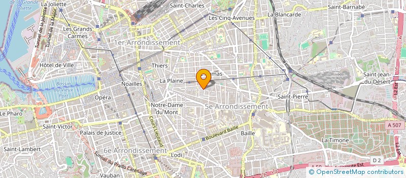 localisation de l'entreprise MONSIEUR ANDREW KARO à MARSEILLE