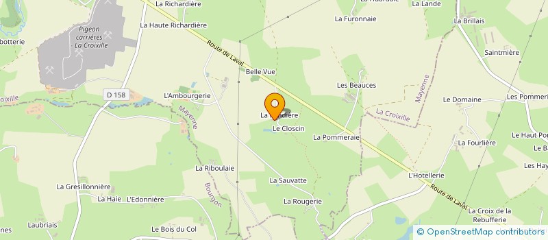 localisation de l'entreprise MONSIEUR ANDREW KIRBY  LA CROIXILLE