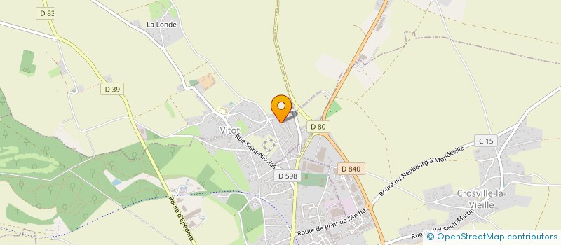 localisation de l'entreprise MONSIEUR ANDREW LESUEUR  VITOT