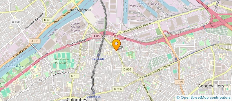 localisation de l'entreprise MONSIEUR ANDREW LIATARD-PICANDARD  COLOMBES