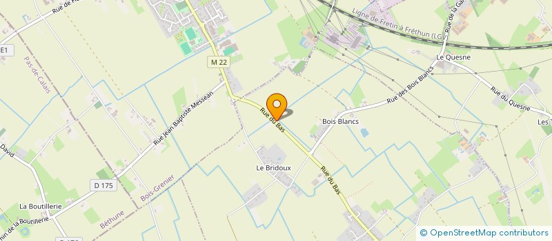 localisation de l'entreprise MONSIEUR ANDREW LOWRY  LA GORGUE