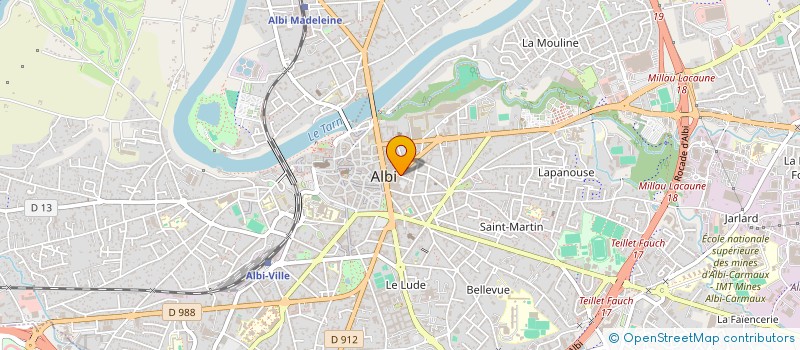 localisation de l'entreprise MONSIEUR ANDREW MARIS à ALBI