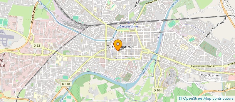 localisation de l'entreprise MONSIEUR ANDREW MARK  CARCASSONNE