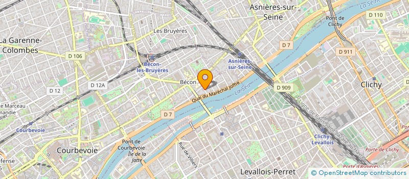 localisation de l'entreprise MONSIEUR ANDREW MASON à COURBEVOIE