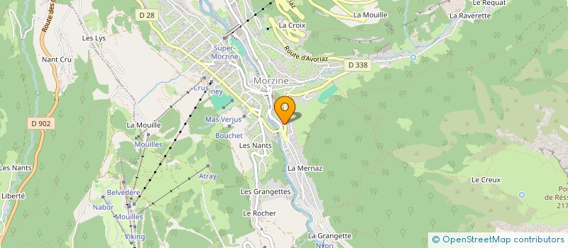 localisation de l'entreprise MONSIEUR ANDREW MASTERS  MORZINE