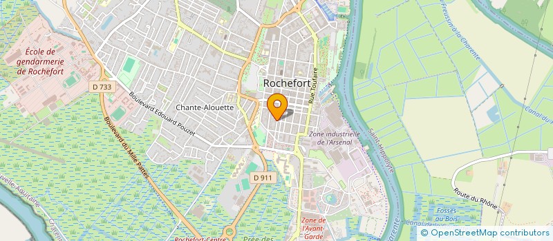 localisation de l'entreprise MONSIEUR ANDREW MC GLINCHEY  ROCHEFORT