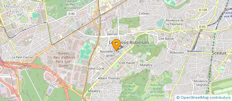 localisation de l'entreprise MONSIEUR ANDREW PARRY  LE PLESSIS-ROBINSON