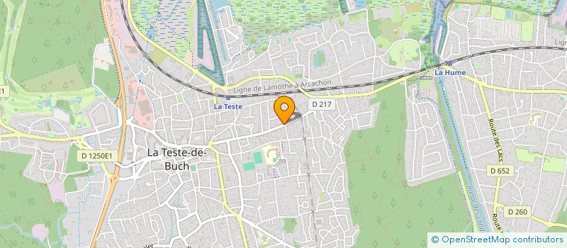 localisation de l'entreprise MONSIEUR ANDREW PONDAVEN  LA TESTE-DE-BUCH