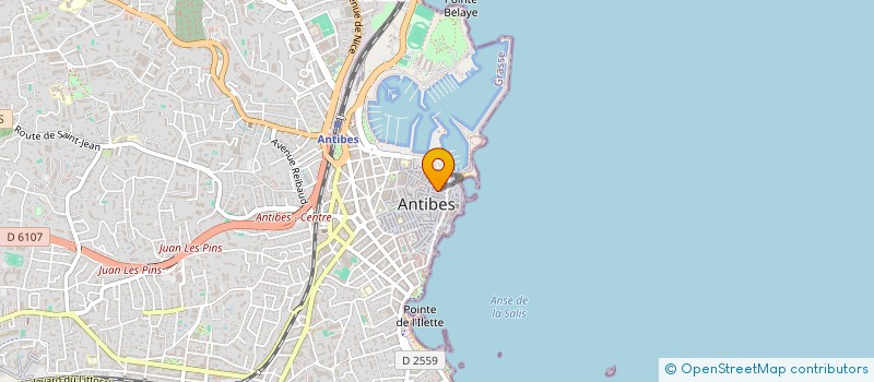 localisation de l'entreprise MONSIEUR ANDREW POWYS à ANTIBES