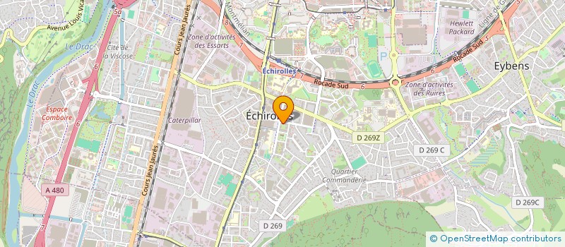 localisation de l'entreprise MONSIEUR ANDREW PRINCE  ECHIROLLES